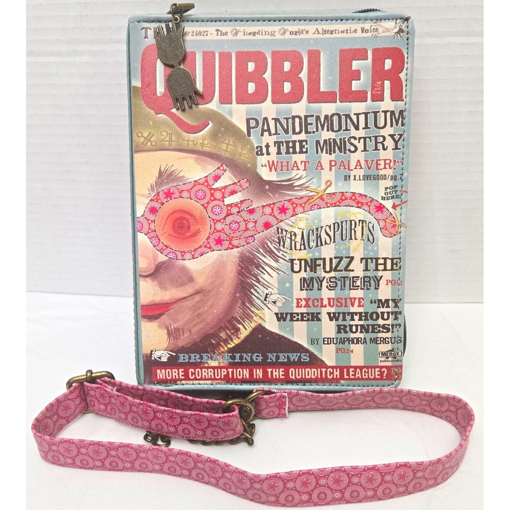 Harry Potter The Quibbler Crossbody Bag Spirit Halloween Spencer's Luna Lovegood